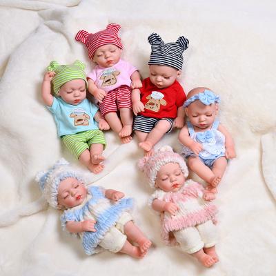 China 2021 New Arrival Soft Realistic Silicone Soft Toy Baby Newborn Dolls Shape 30cm Dolls Reborn Baby Toys For Girls for sale