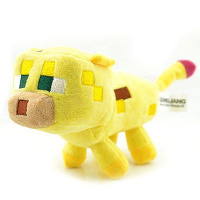 China Plush High Quality Mine Craft Plush Ocelot Toys Stuffed Animals Kids Doll Toys 18CM for sale