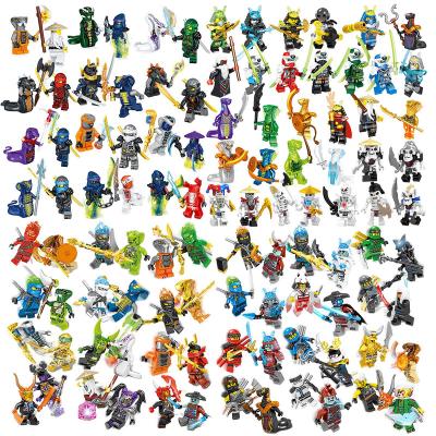 China 104Pcs Building Toy Set Ninja Go MOC Legos Blocks Mini Figures Building Block Toys Compatible Set for sale