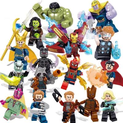 China 16Pcs Super Heroes Legos Ironman Compatible Thanos Building Blocks Mini Carcass Building Toy Figures Toys 34044 for sale