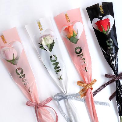 China Creative Production Korean Style Flower Sleeves Custom Printed Single Flower Sleeve For Flower Wrapping for sale