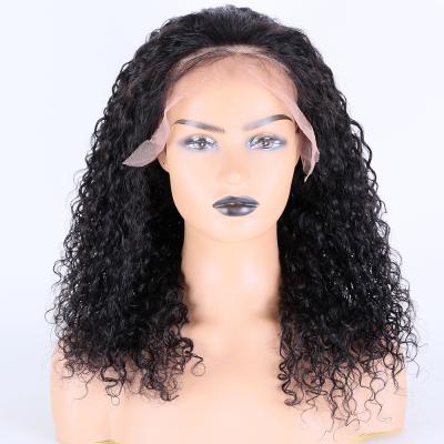 China Premier Pre Plucked Overnight Delivery Water Wave Full Lace Wig, 100% Remy Human Hair Brazilian Curly Full Lace Hair Wigs for sale