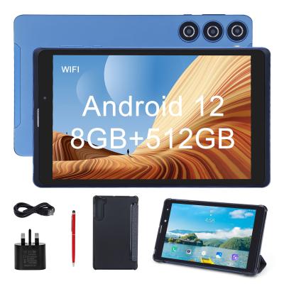 China C idea 8 inch Android Tablet PC Manufacturer with Android 12 Quad Core 8GB+512GB Storage IPS HD Display CM835(blue) for sale