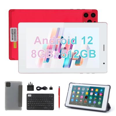 China C idea 7 pulgadas Android tabletas inteligentes 8 + 512 GB Cuad Core WiFi Tablet HD pantalla táctil CM513 ((rojo) en venta