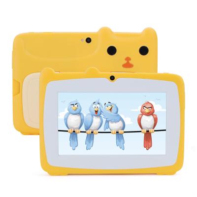 China C idea 7 Inch Android Kids Learning Tablet 64GB+32GB Expandable Storage HD Dual Camera 2MP+2MP CM80 Yellow for sale