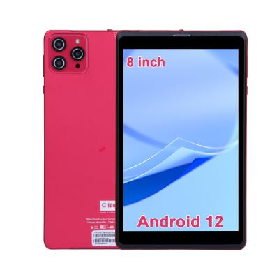 China C idea 8 inch Android 12 Tablet 8GB RAM 512GB ROM 8000mAh Battery 5+8MP Camera for Student with SIM Support CM818-red for sale