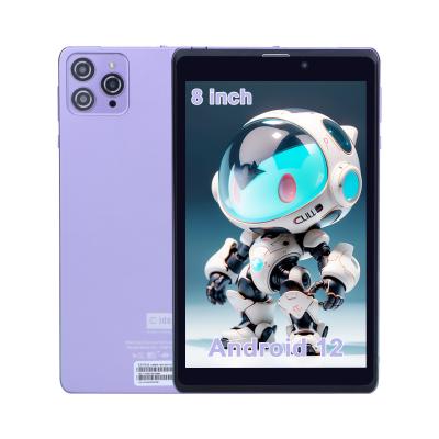 China C Idea Portable 8 In Android Tablet PC 8GB RAM 512 GB Android 12 Tablet IPS HD Display Quad Core CM818-Purple for sale