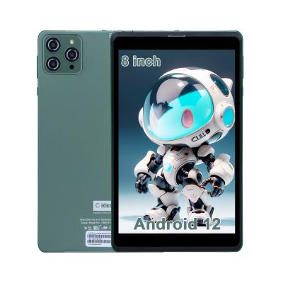 China C idea Portable 8 Inch Android Tablet PC With Android 12 Quad Core CPU 8GB RAM 512GB Storage IPS HD Display CM818-Green for sale