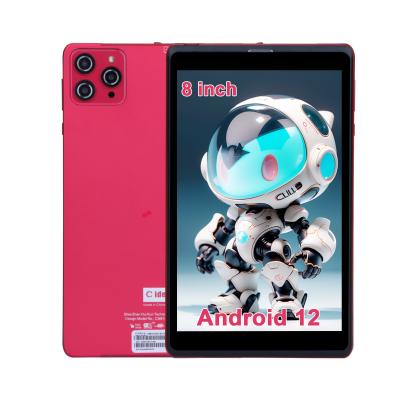 China C idea 8 pulgadas Android 12 Tablet 8GB RAM 512GB ROM 8000mAh Batería 5+8MP Cámara para adolescentes con soporte SIM CM818-rojo en venta