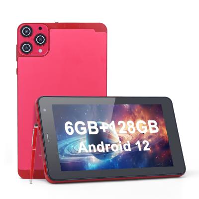 中国 C アイデア WiFi 5G タブレット 7 インチ タブレット 6+128GB 四コアタッチスクリーン 教育用 CM515 ((赤) 販売のため