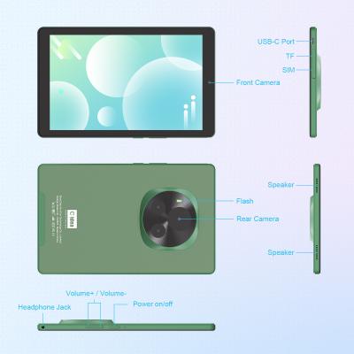 Chine C Idée Tablette d'éducation de 9 pouces 800x1280 IPS Tablette à écran tactile avec stylet CM935 vert à vendre