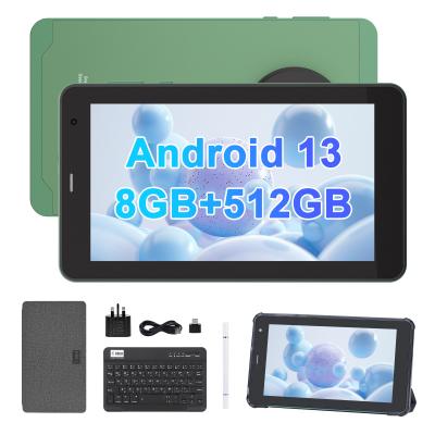 China C Idea 7 Inch Tablet Pc Android 13, 8+512gb with Sim-Compatible Smart Tablet For Students – CM518pro Green for sale