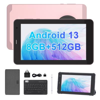 China C Idea 7 Inch Tablets With SIM Wifi Android Tablet PC CM518 Pro Pink for sale