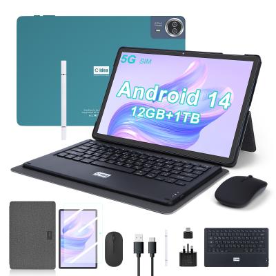 China C Idea 14 Inch Tablet Large Storage Smart Tablet PC with Keyboard CM14000 plus blue for sale