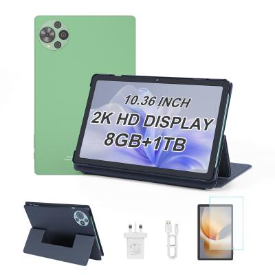 中国 C アイデア 最新 10.36 インチ アンドロイド 14 タブレット PC 2k タッチスクリーン タブレット SIM CM10500 Plus 緑色 販売のため