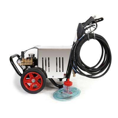 China Cleanig 2020 New Efficient Metal High Pressure Cold Water 2.2 Kw Car Washer With Wheels for sale