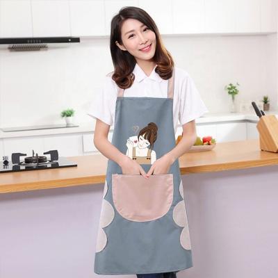 China Water Resistant Fashion Kitchen BBQ Garden Apron Cloth Aprons Porcelain With Waterproof Hand Cloth Cooking Clothes For Men And Women for sale