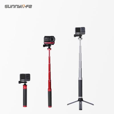 China Sunnylife Aluminum Alloy Extender Portable Handheld Retractable Selfie Rod Stick for Osmo Mobile 5 GoPro 10 Pocket 2 Fimi Palm2 for sale