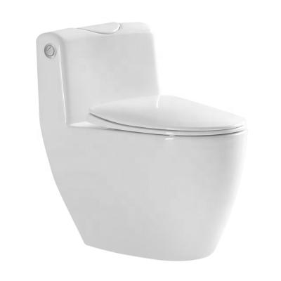 China Floor Standing Double-Flow High Grade Side Arm Ceramic White Color Ware Sanitary Cubicle Rough-in One Piece Toilet for sale