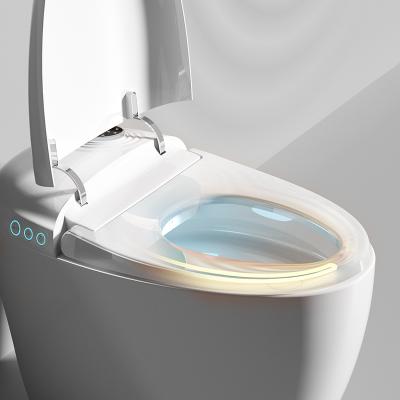 China One Piece Seat Sensor Foot Water Saving Automatic Operation Electronic Toilet Bowl Hot Open Smart Sanitary Items Ceramic Toilet Sale For Sale for sale