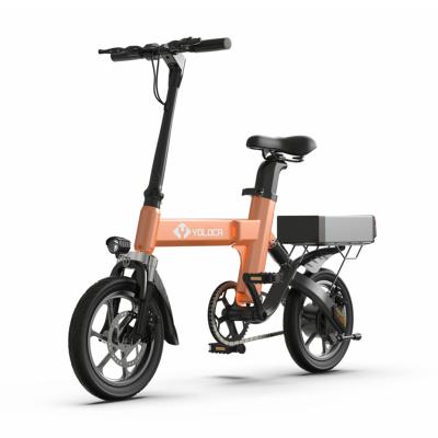 China Aluminum 36V 350W Folding Electric Bicycle For Electric Bicycle Conversion Kit 30Ah Go Electric Bike for sale