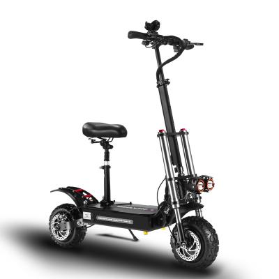 China Yoloca 5600W Adult Electric Scooter 2 Seats 60V 38.4Ah 8.5 Inch 36V 350W Unisex Electric Scooter 2022 for sale