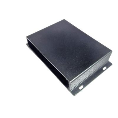 China PCB Box 156.4x28.5 mm Alloy Customized Black Anodized Black Aluminium Extruded Enclosure for sale