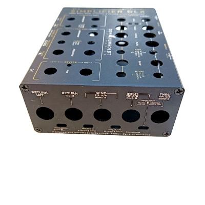 China PCB Box 96x44 mm Custom Long Anodized Aluminum Extrusion Profile/Housing/Enclosure for LED Adapter Electronic for sale