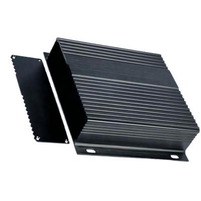 China Heat Sink 168x41.5 mm  Free Length Al6063 Alloy Aluminium Extruded Enclosure for Electronic Box for sale