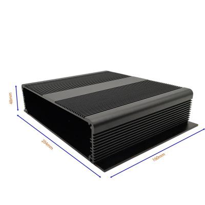 China PCB Box 204x48x160  mm Aluminum Alloy Instrument Controller Housing Power Supply Box Aluminum Profile Circuit Board Wiring Housing for sale