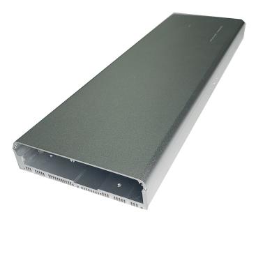 China Electronic Ect 135x32.8mm alloy custom aluminum case anodized silver aluminum extrusion case for sale