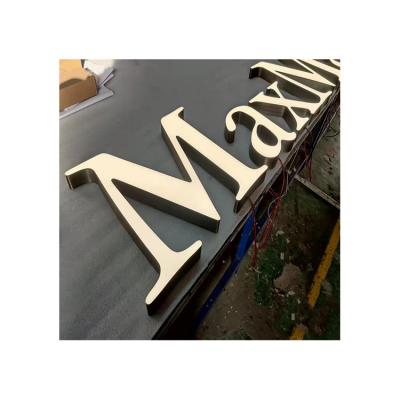 China Shops made in china custom 3d wall advertising business sign ledilluminated letter store sign customs lead lights sign for sale