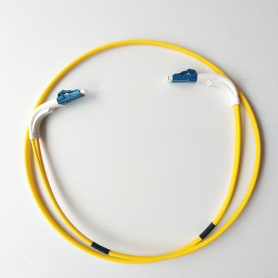 China Fiber Optic Communication Systems Fiber LC SM Cable FC SC Duplex Bent Boot Sleeve Pigtails Patchcord ST MU MTRJ MPO E2000 PCAPC 90 Degree for sale