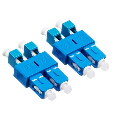 China Plastic Duplex Hybrid Simplex LC SC Fiber Adapter LC Male Female Male Female SC Fiber Adapter for sale