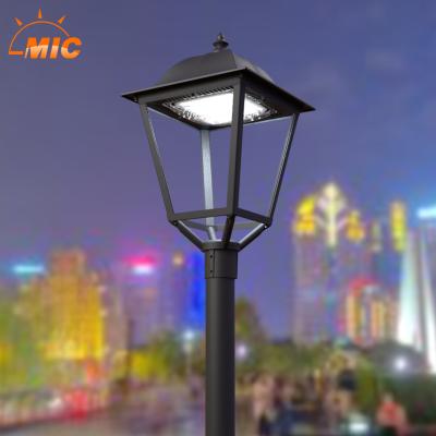 China Hot Sale Garden 50w 75w 100w 120w Antique Outdoor Aluminum Lamp Post Classic Garden Light Street Lamp for sale