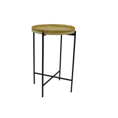 China Living Room Foldable Rattan Corner Table for sale