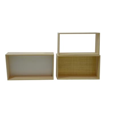 China Art Decor Rattan Woven Wall Shelf for sale