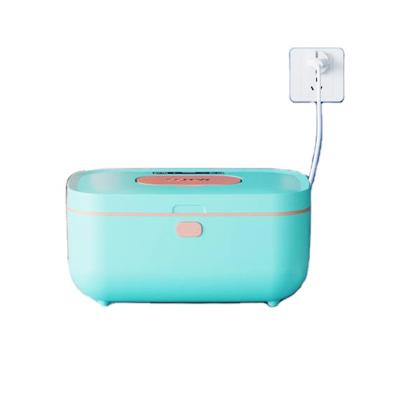 China High Quality Amazon 18W Outdoor Silicone Material Led Changing Precise Portable Baby Wipes Warmer Dispenser Baby Wipes Wet Warmer for sale