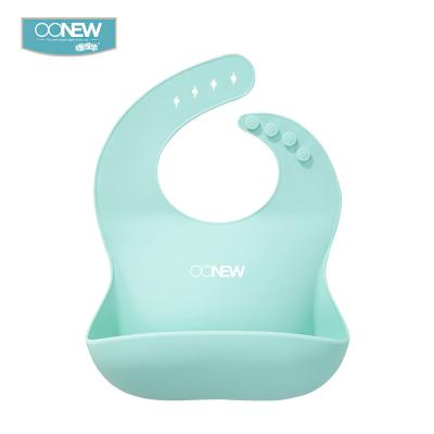 China Waterproof BPA Free Baby Bib Silicone Bib for sale