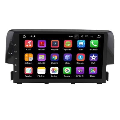 China Blue Car Radio Navigation GPS NAVI Stereo GPS CAR DVD PLAYER Tooth Visual Radio FOR Honda Civic 2017 2016 for sale