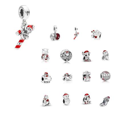 China FASHIONABLE Wholesale 925 Silver Merry Christmas Charm Gift for sale