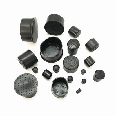 China Small black white rubber legs rubber plugs other natural rubber products All size for sale