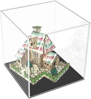 China Custom Acrylic Model Figure Box Display Case Display Rack Sample Display Storage Box Manual Dust Proof for sale