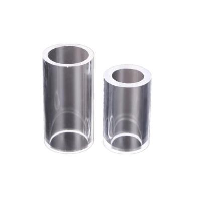 China Acrylic Base Isolation Acrylic Pipe Fittings Round Clear Plastic Hollow Plexiglass 3MM 0.48KG/PCS 2.0g/cm3 1-10mm Tube Customization Pipe for sale