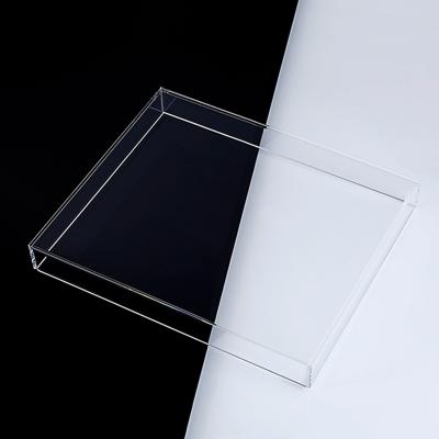 China Advertising Production Custom Clear Acrylic Transparent Storage Display Desktop Sundries Box for sale