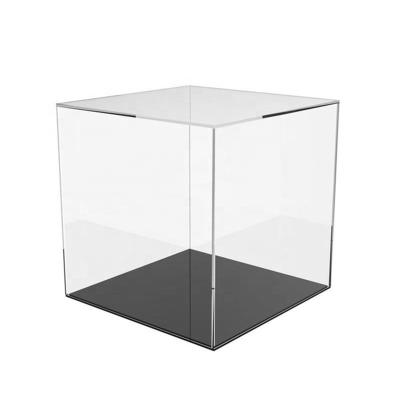 China Clear Acrylic Display Box Perspex Die Cast Showcase , 1:18 Gauge Clear Acrylic Model Car Display Box for sale