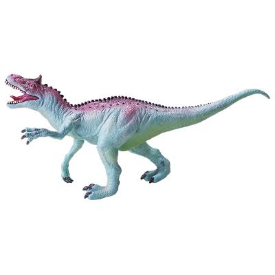 China 3D Model Kids Dinosaur Walk Toys Plastic Figures Soft Rubber Crazy Animal Toys For Amusement Park Museum for sale