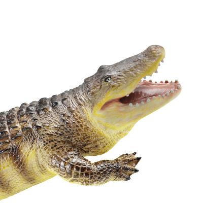 China Vivid Horrible Crocodile Alligator Deinosuchus Life Dinosaur Toy Figurine Model Realistic Jurassic Wild Dinosaur for sale