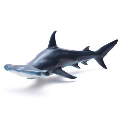 China Soft Vinyl Animal PVC Toy Customs Design Eco-friendly Toy Maker Hammerhead Shark OEM ODM for sale