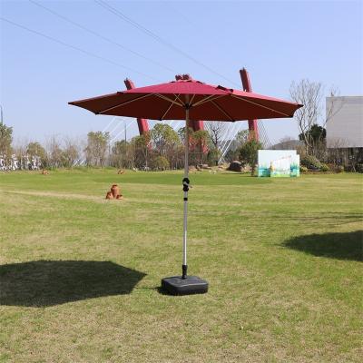 China Modern 2.7M Waterproof Restaurant Umbrella Modern Outdoor Umbrella for Garden Outdoor Parasol for sale